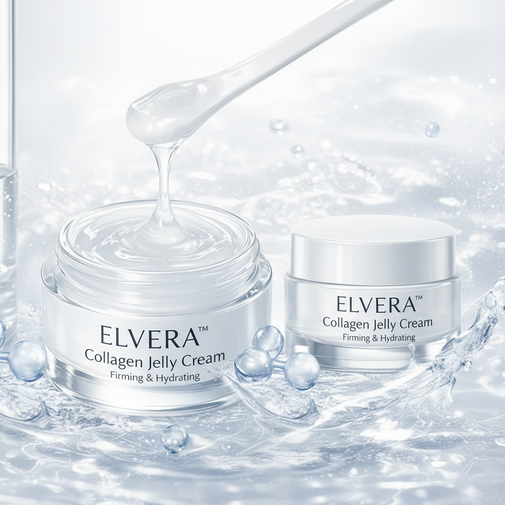 ELVERA™ Collagen Jelly Cream – Hydrate, Firm & Glow | Niacinamide Moisturizer for All Skin Types