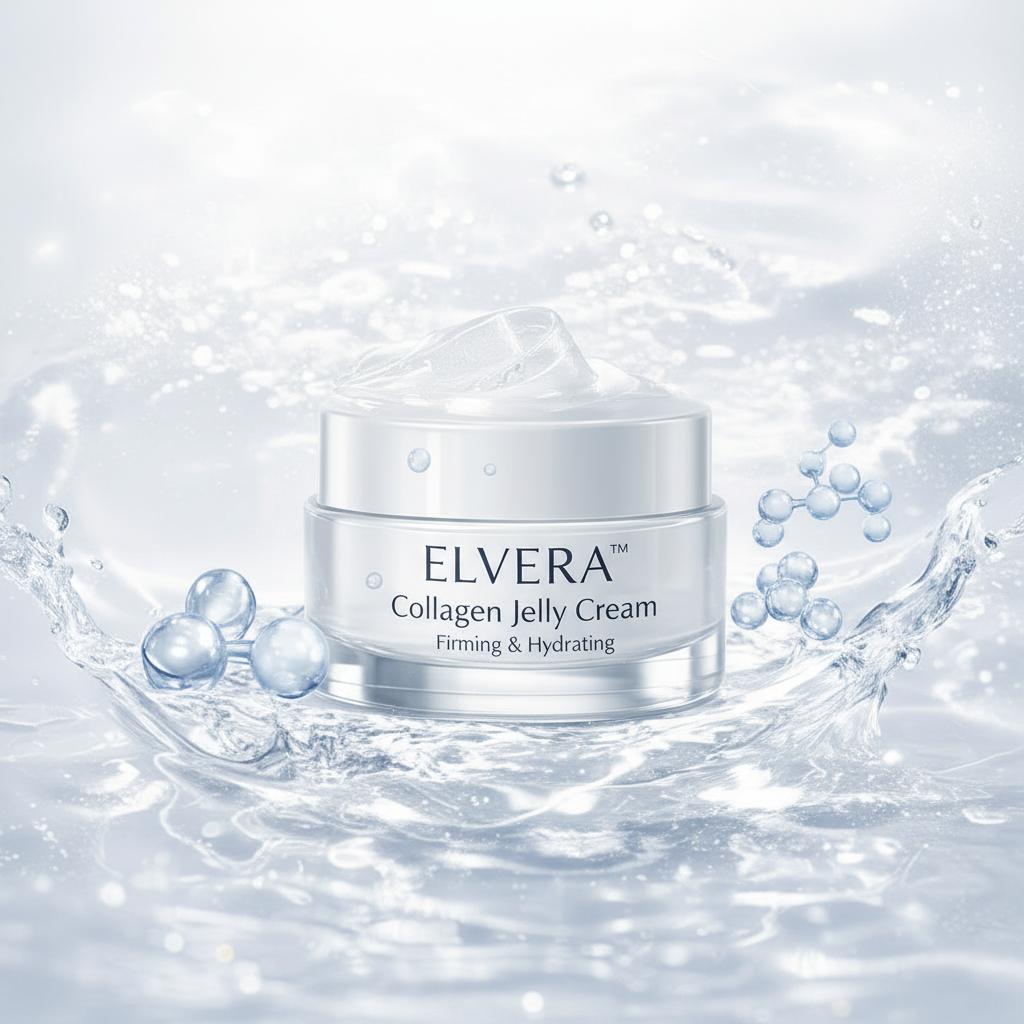 ELVERA™ Collagen Jelly Cream – Hydrate, Firm & Glow | Niacinamide Moisturizer for All Skin Types