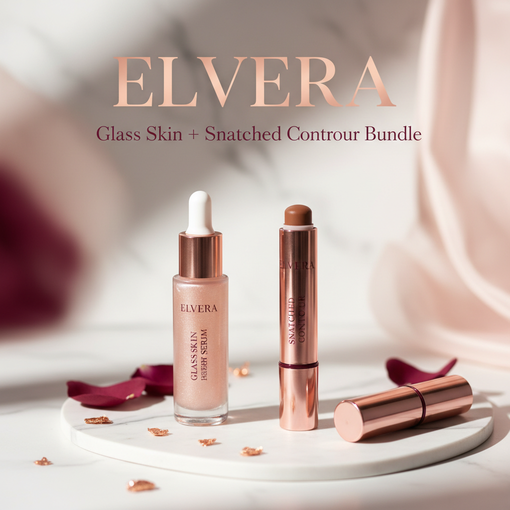 ELVERA™ Glass Skin + Snatched Contour Bundle 💧💄